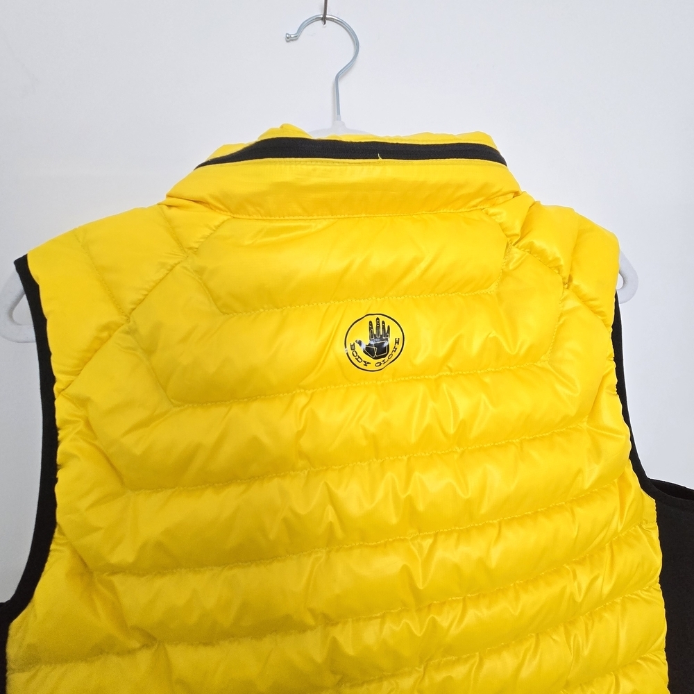 Body Glove Yellow and Black Men's Down Puffer Winter Vest Medium - Picture 8 of 8